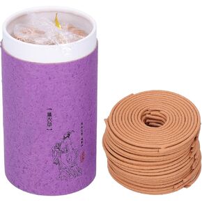 Sandalwood Coils Incense, 120Pcs Citronella Coils Sandalwood Incense for Incense Sandalwood Coils Incense Home Decor Indoor Aroma Meditation Supplies(Lavender (120 Trays))