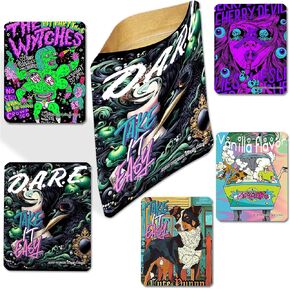100 Pcs Kraft Paper Creative Design Colored Printing Self Sealing Bag 5.3 * 3.5 inches, Candy Bag, Biscuit Bag, Party Bag, Retail Product Bag, Small Business Craft Bag (JKIOOH8002)