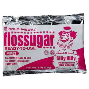 Perfectware -Pink Vanilla Floss Sugar, 8 oz(Pack of 2)(Packaging May vary)