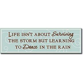 My Word! Thankful Grateful Blessed Decorative Home Décor Wooden Signs,White