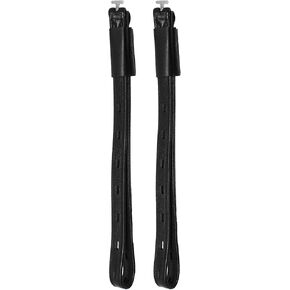 CHALLENGER English 23" Padded Dressage Close Contact Miniature Stirrup Leathers 805SL01BK-M