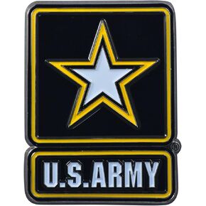 FANMATS 22257 U.S. Army 3D Color Metal Emblem, Diecut Logo Auto Emblem