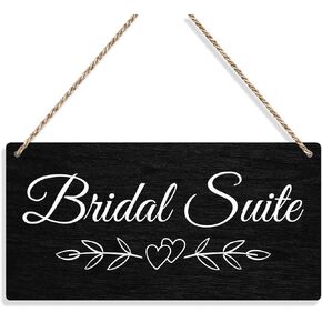 She Said Yes Rustic Wedding Signs Wall Hanging Wedding Decor Wedding Accessories Stuff Wall Art Decor Wedding Decorations for Reception Engagement Wedding Party Wooden Sign for Hallway Porch (Black)