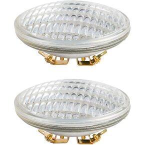 PAR36 LED Landscape Light Bulbs 12W 1280LM 80W Halogen Landscape Bulbs Equivalent,12-36V Daylight 6000K LED DC Light Bulbs for Trator Light,Off-Road Vehicles,Landscape Well Light,2 Pack