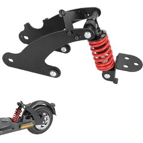 MIMIRACLE Electric Scooter Rear Suspension Kit Compatible with Xiaomi M365 1S Electric Scooter Shock Absorber Rear Suspension Fork Set -M365/1S Black