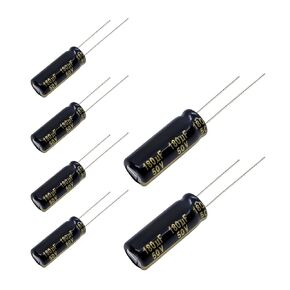 Replacement for 6 pcs Panasonic FM Series Capacitors 50V 180uf Low Impedance