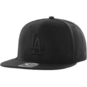 LOS ANGELES DODGERS BLACKOUT NO SHOT '47 unisex-adult CAPTAIN OSF / BLACK / A