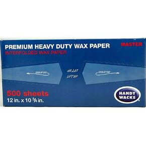 Wax Paper Premium Heavy Duty Handy Wacks 12" X 10 3/4" 1 Box of 500
