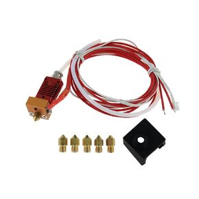 Ender 5 Hotend Assembled Extruder Head with Silicone Cover Aluminum Heat Block MK8 Extruder Hot End kit for Ender 5 Ender-5 Pro 3D Printer