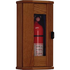 Wooden Mallet FEC20LO Fire Extinguisher Cabinet, Light Oak