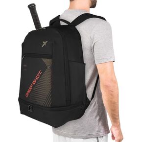 Drop Shot Airam JMD Unisex Padel Racket Bag - Versatile Multicolor padel bag - alternative for Tennis Athletes - with Insulated Pocket Ventilated Shoe Compartment - by JMD