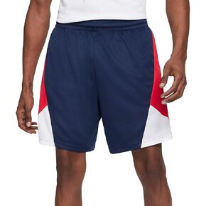 Nike Dri-FIT Rival Men's Basketball Shorts CV1923-410 (Navy/RED), Large