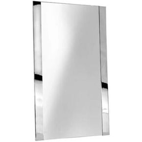 Ginger Cinu 20" x 34" Framed Wall Mounted Bathroom Vanity Beveled Mirror, Polished Nickel - 4741/PN in Saudi Arabia