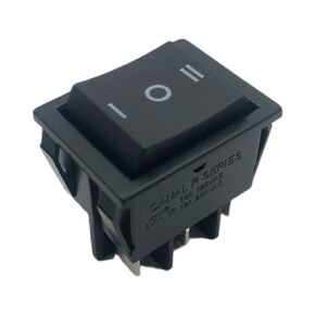 Black 6Pin Rocker Switch up to Canal R Series 10T85 R5 16A/250V Replacement for DRH241539 Taiheng TH3 Defond Light Country R5 Hongju R Series