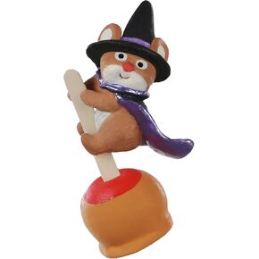 Hallmark Keepsake 1.5" Miniature Halloween Ornament 2021, Caramel Apple Cutie Mouse, Mini