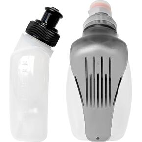2 Pack BPA Free Water Bottles for the Running Hydration Belt (1 * 175ml & 1 * 250ml)