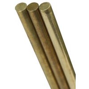 K&S Solid Rod 1/16" X 12" Brass Pack