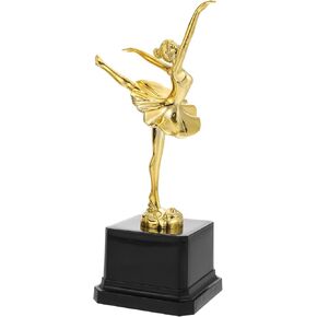 Homoyoyo Ballet Trophies Gold Award Trophy Girls Dance Trophy Award Dance Winner Award Trophy Cups Dancing Competitions Prizes Award Cups Kids Toys