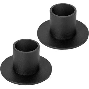 Taper Candle Holders 2PCS, Matte Black Candlestick Holder, Iron Candle Holders for Pillar Candles, Candlestick Holder for Home Decor, Party, Wedding, Housewarming Gifts