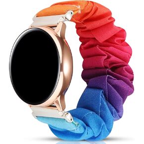 Fit for Garmin Forerunner 265S 255S Watch Bands for Women Men, 18mm Quick Release Elastic Replacement Band Bracelet Straps Wristbands for Garmin Vivoactive 4S/Vivomove 3S/Venu 2S