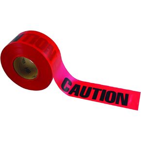 CAUTION TAPE RED 3" X 1000'