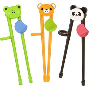 PandaEar 3 Pairs Training Chopsticks for Kids Toddlers, Learning Chopsticks for Beginners trainer, Toddler Chopsticks, Kids Chop Sticks