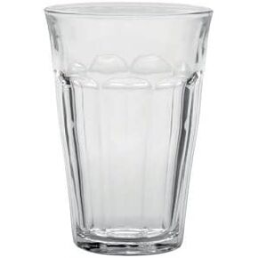 Duralex Picardie Glass Tumbler Set of 6, 10-7/8 ounce, Clear