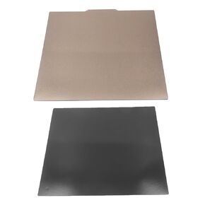 3D Printer Accessories Printing Plate 450x450mm Double Sided Textured PEI Sheet Flexible Spring Steel Build Plate with Adhesive Magnetic Sheet 200℃ PEI Sheet for CR10 3D Printer