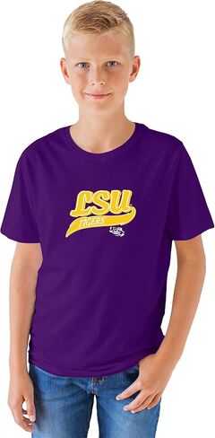 Little King NCAA Boys Youth-Varsity Logo-Short Sleeve Tee-Team Colors in Saudi Arabia