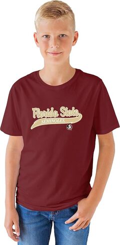 Little King NCAA Boys Youth-Varsity Logo-Short Sleeve Tee-Team Colors in Saudi Arabia