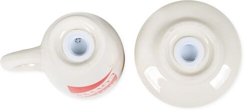 DII Hot Coffee and Donut Ceramic Salt and Pepper Shakers, 2 x 2 inches, Multicolor in Saudi Arabia