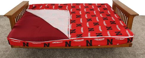 أغطية الكلية Nebraska Cornhuskers Futon Lounge Cover، كامل، ألوان الفريق in Kuwait