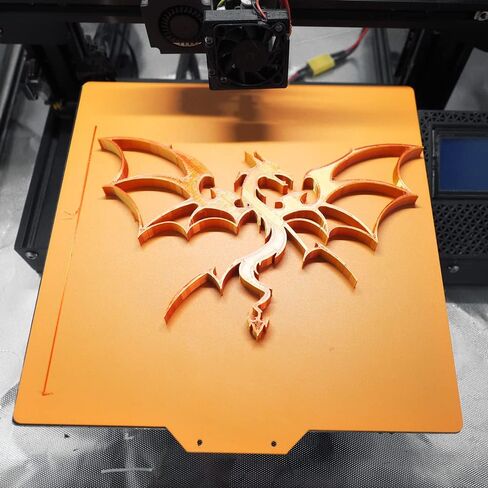 منصة فولاذية مرنة للطابعة ثلاثية الأبعاد، سرير تسخين مرن مغناطيسي مزدوج الجوانب، سرير Ender 3، لوحة بناء من الراتنج المركب، 235 × 235 مم لـ Ender 3 Pro، Ender 3 V2 in Kuwait