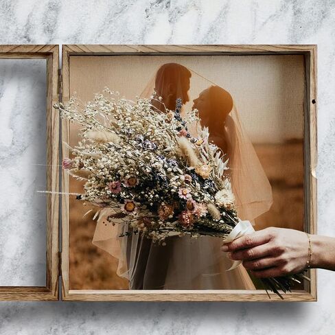 Shadow Box Frame 12 x 12 Shadow Box Display Case 3 color linen interiors, with Solid Wood Frame for Pictures, Flowers, Memorial, Medals, Wedding Bouquet for Wall or Tabletop, 10 pins in Saudi Arabia