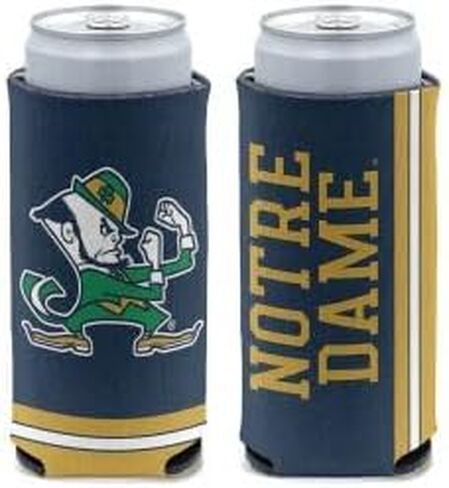 Notre Dame Fighting Irish LEPRECHAUN 12 oz Slim Can Cooler in Saudi Arabia