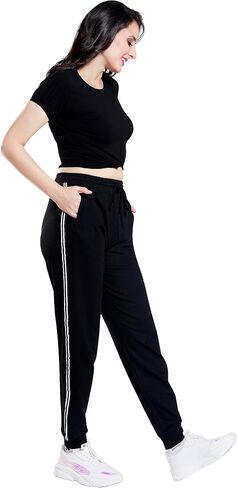 French Terry Womens Sweatpants 100% Cotton | Sweatpants Women,Joggers for Women, Yoga Pants Women in Saudi Arabia