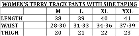 French Terry Womens Sweatpants 100% Cotton | Sweatpants Women,Joggers for Women, Yoga Pants Women in Saudi Arabia