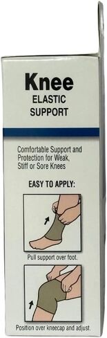 دعامة مرنة للركبة - قطعتان، مقاس M/L in Kuwait