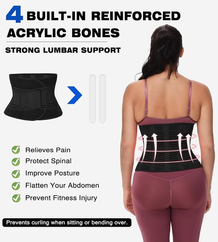 مدرب الخصر للنساء والرجال - مدرب الخصر Sculpt Touch لدعم الظهر من أجل فقدان الوزن والتمارين الرياضية واللياقة البدنية وصالة الألعاب الرياضية in Kuwait