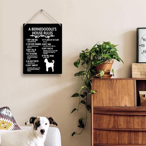 A Great Dane’s House Rules Dog Wooden Signs 8x10, Great Dane Gifts, Dog Signs for Home Decor, Dog Decorations for the Home, Dog Wall Decor, House Rules Sign, Gifts for Dog Lovers Owners in Saudi Arabia