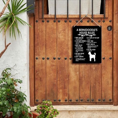 A Great Dane’s House Rules Dog Wooden Signs 8x10, Great Dane Gifts, Dog Signs for Home Decor, Dog Decorations for the Home, Dog Wall Decor, House Rules Sign, Gifts for Dog Lovers Owners in Saudi Arabia