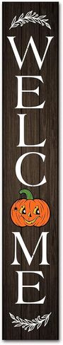 (48inx8in) Tall Welcome Signs Vertical for Front Porch Standing Hanging Large Wooden Sign Door Home Decoration Classroom Farmhouse Decor Outdoor Indoor, 20230328aa006 in Saudi Arabia