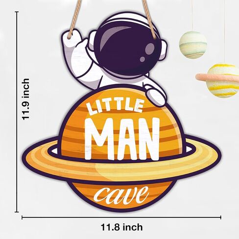 Space Decor for Boys Room Space Themed Bedroom Decor Outer Space Door Sign Astronaut Wooden Sign Wall Art Decorations for Nursery Kids Room Playroom in Saudi Arabia