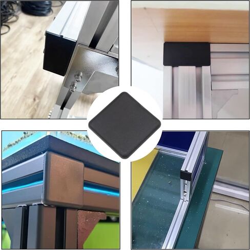 12Pcs 4040 Series European Standard Aluminum Profile End Cap T-Slot Aluminum Profile Accessories in Saudi Arabia