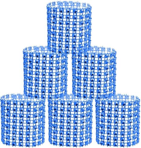 Coobbar Napkin Rings, 100 Piece/Set Self-Adhesive Gold Napkin Band for Wedding Party Dinner Receptions Family Gatherings (100, Purple) in Saudi Arabia
