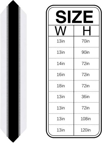 Black White Table Runner 90 inches Long for Kitchen Dining Table Summer Solid Color Stripe Coffee Table Runner for Living Room Cotton Linen Farmhouse Runners for Party Dresser Scarves Decor 13x90in in Saudi Arabia