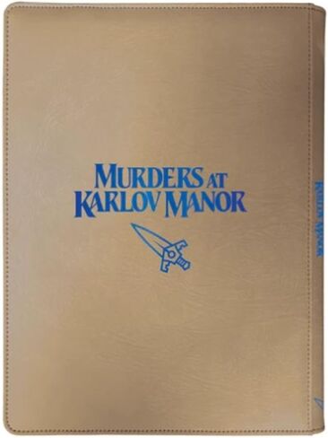 Ultra PRO - MTG Murders at Karlov Manor 12-Pocket PRO-Binder for Magic: The Gathering, Store & Protect up to 480 Standard Size Cards, Secure Side Loading Pockets, Fits MTG Cards, Gaming Cards in Saudi Arabia