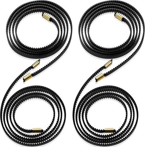 PAGOW 4PCS 2GT Open Timing Rubber Belt with Copper Buckle, for Ender 3/Ender 3 Pro, Including 2PCS X Axis 765x6mm, 2PCS Y Axis 720x6mm Belt in Saudi Arabia