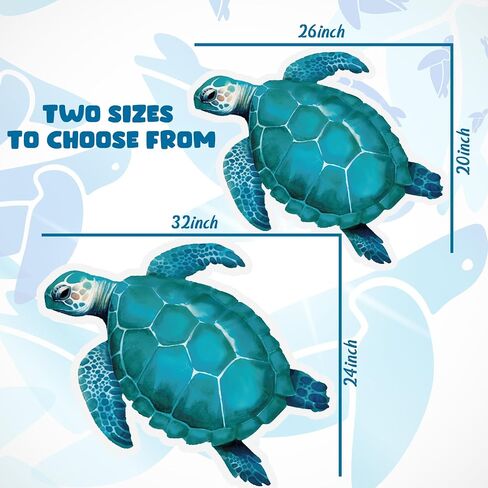 2 Pcs Blue Sea Turtle Bathroom Rug Sets 26 x 20 Inch and 32 x 24 Inch Sea Turtles Door Mat Non Slip Imitation Cashmere Turtle Bath Rug Ocean Beach Rug Sea Turtle Decor for Bathroom Kitchen in Saudi Arabia