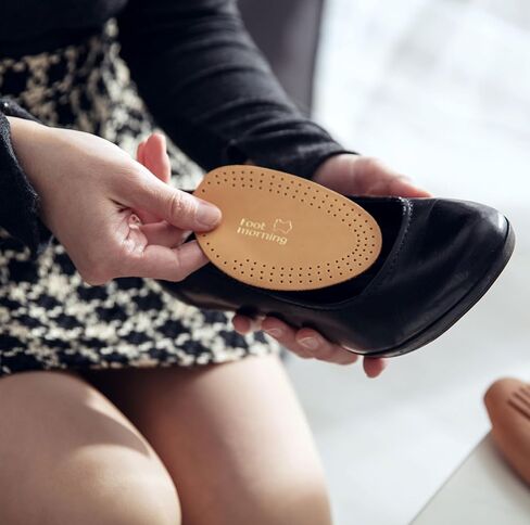 Luxus Light - Forefoot Front Half-Shoe Insoles (1 Pair) – Leather & Foam Ball of Foot Cushioning Insert for Shoes & Boots – Anti-Shoe Odour Carbon – Two-Layer Half-Insoles (Women 7-9) in Saudi Arabia